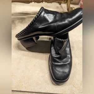 Cole Haan Black Leather Mules / Clogs / Loafers